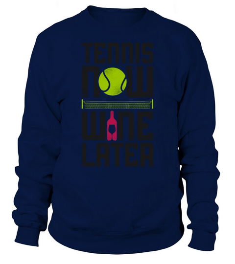 Funny Tennis Player Racket Wine Sweatshirt Unisex
