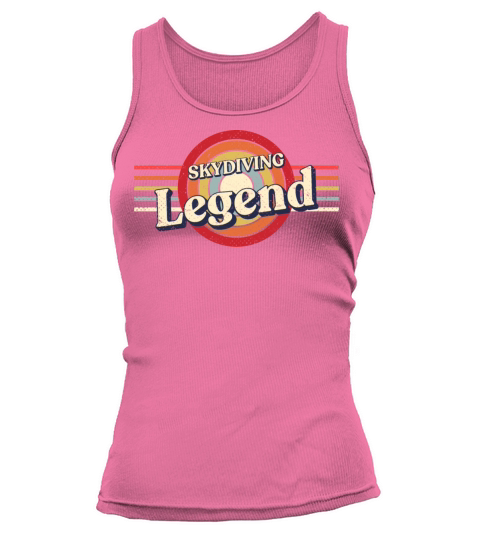 Skydiving Legend Skydiver Funny Parachuting Humor Tank top Woman