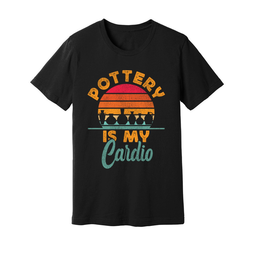 Pottery Ceramics Artist Retro Unisex Jersey Tee