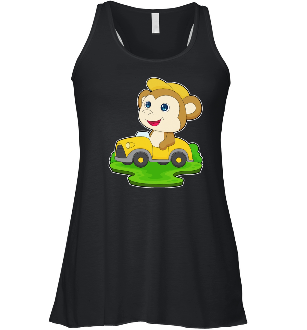 Monkey Car Women's Flowy Tank Top
