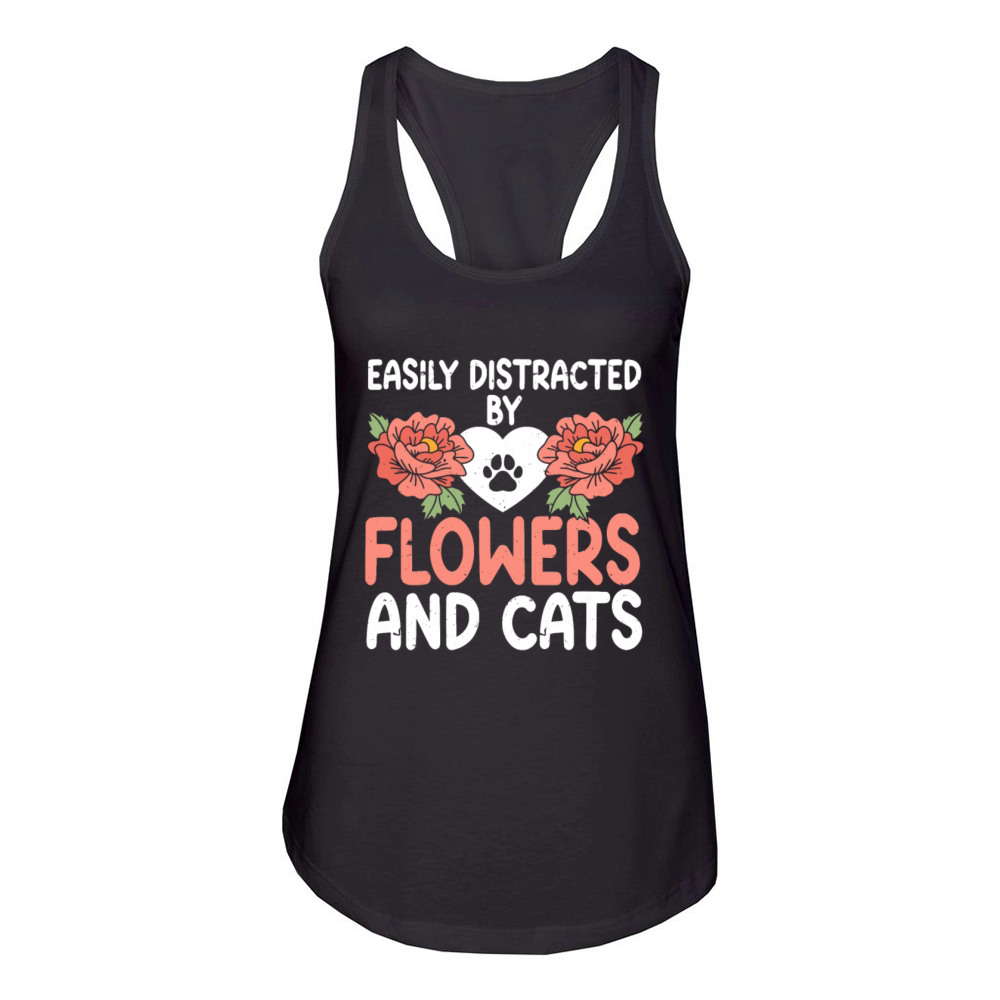 Florist Floral Flower Floristry Women's Racerback Tank