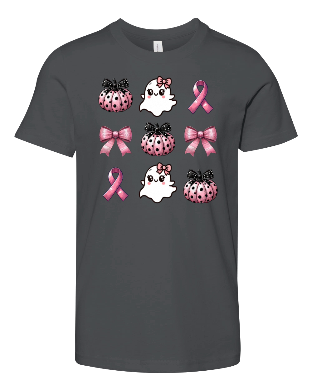Breast Cancer Shirts Women Halloween In October Youth Unisex Jersey Tee