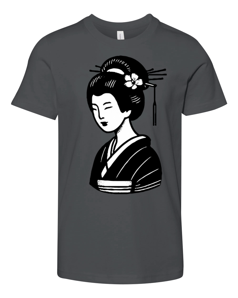 Japanese Geisha Tattoo Youth Unisex Jersey Tee