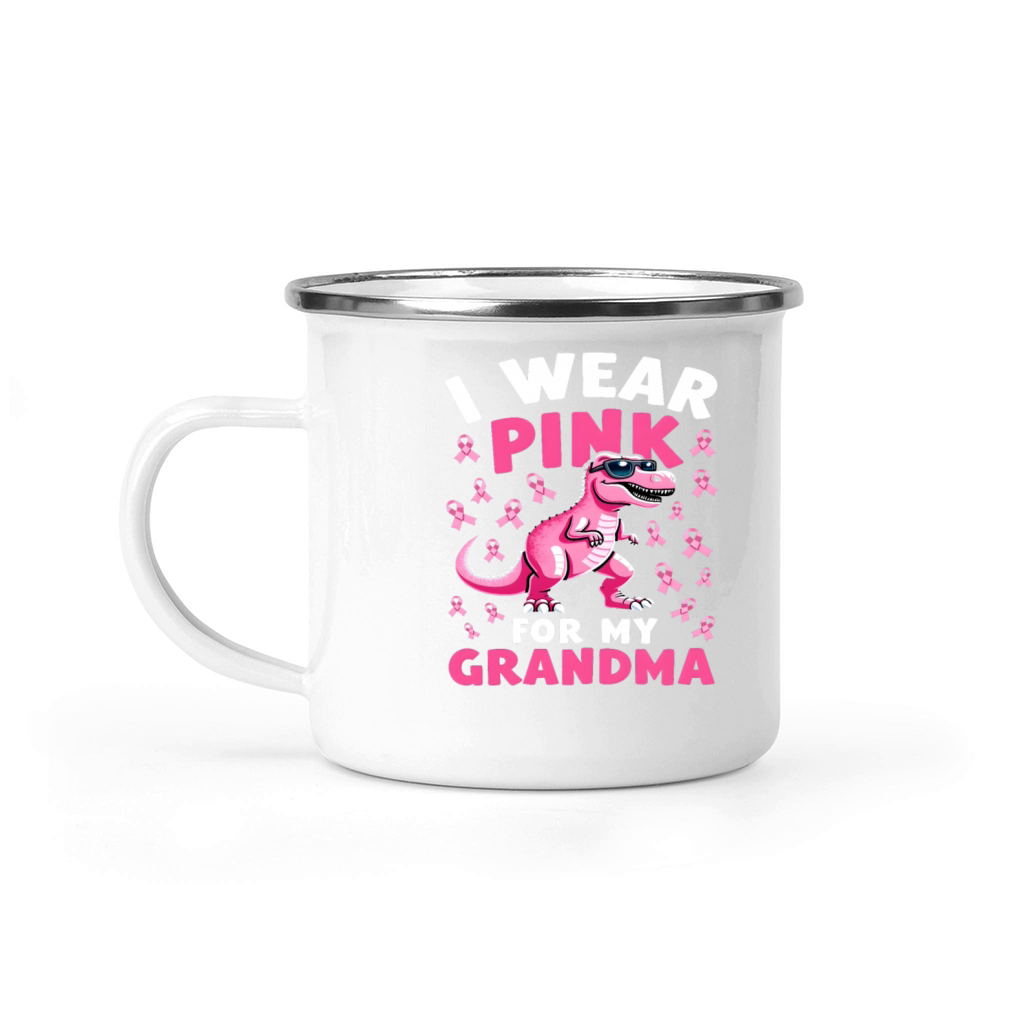 Breast Cancer Pink Awareness Design Camping Mug