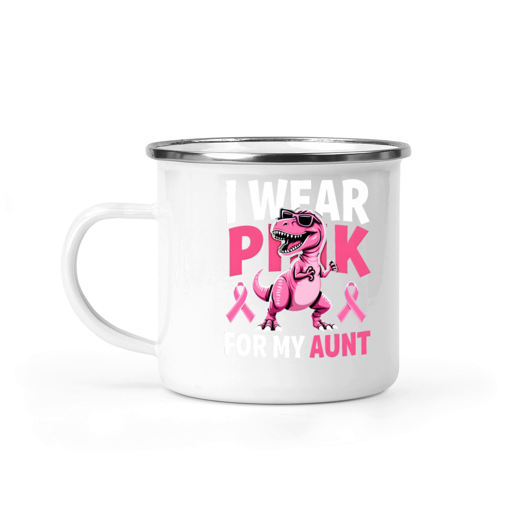 Breast Cancer Pink Awareness Design Camping Mug