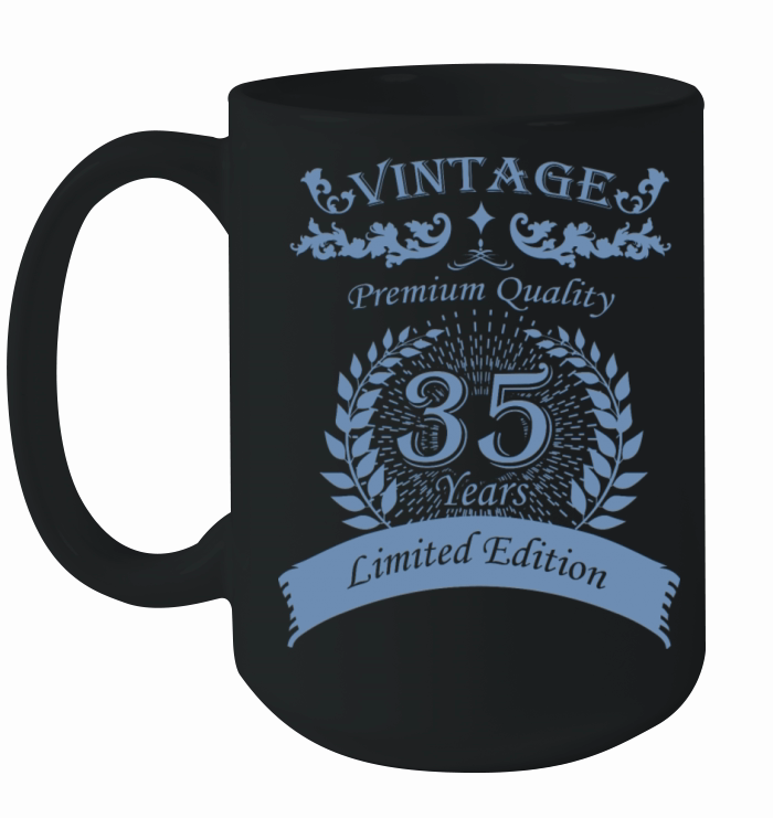 Vintage 35th Birthday Edition Ceramic Mug