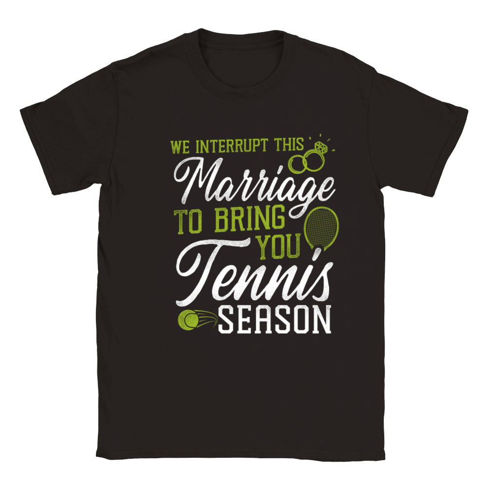 Funny Tennis Player Racket Husband Classic Kids Crewneck T-shirt