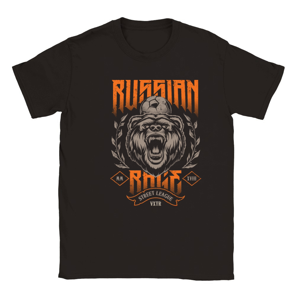 Russian Rage Bear Street League Classic Kids Crewneck T-shirt