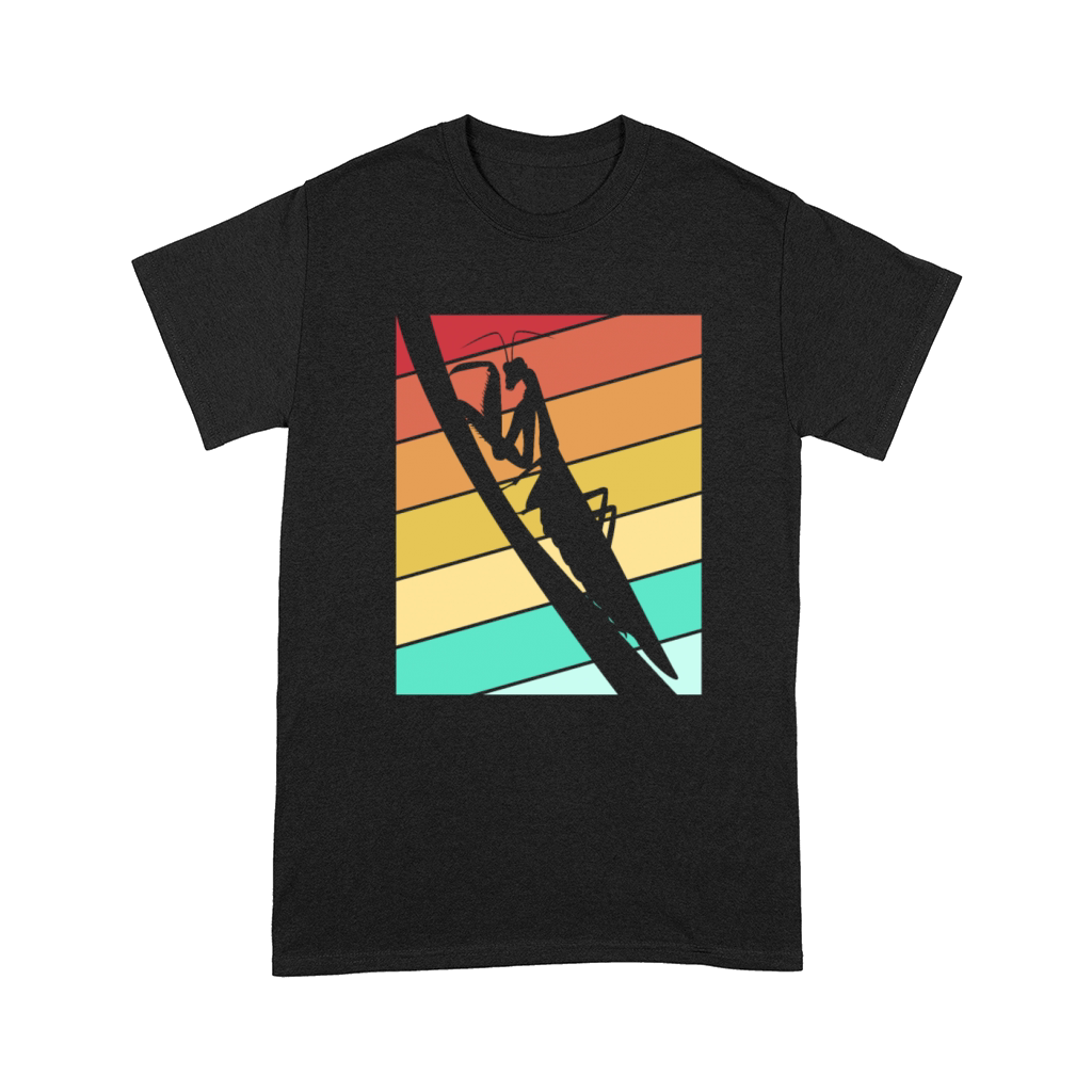 Retro Vintage Praying mantis Silhouette Comfort T-shirt