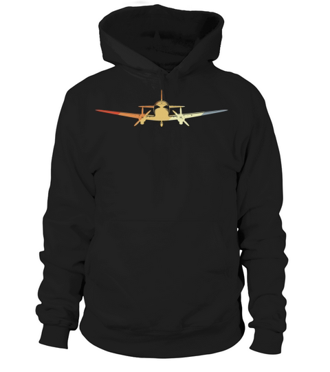 Jet Aircraft Vintage Look Hoodie Unisex
