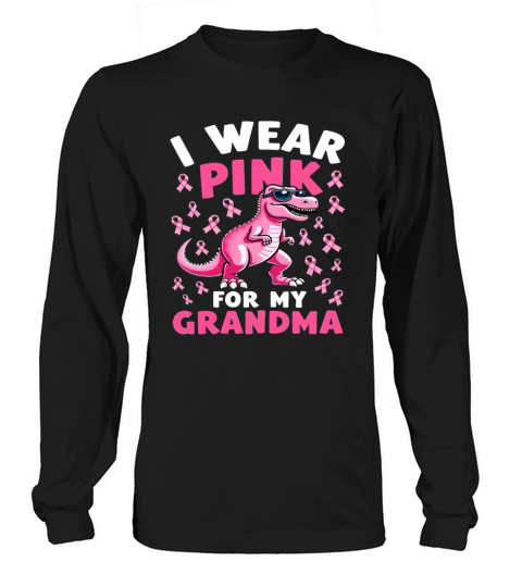Breast Cancer Pink Awareness Design Long sleeved Unisex