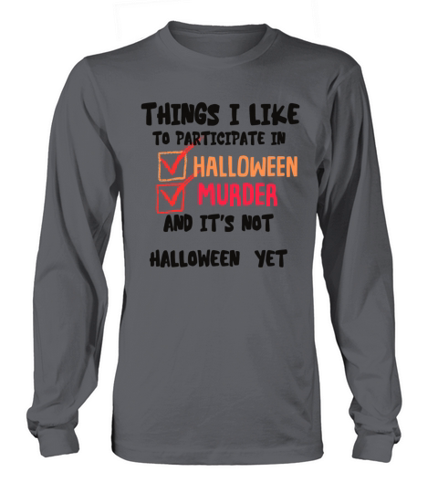 funny halloween horror design Long sleeved Unisex