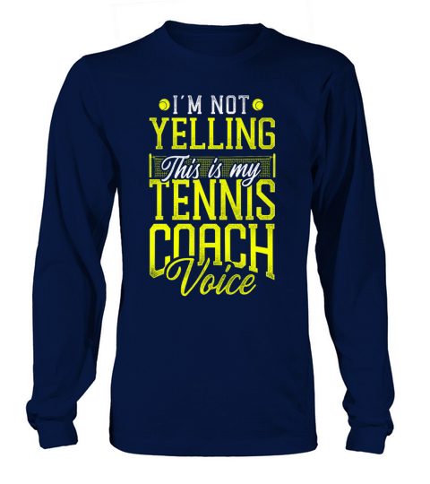 Funny Tennis Player Racket Coach Long sleeved Unisex