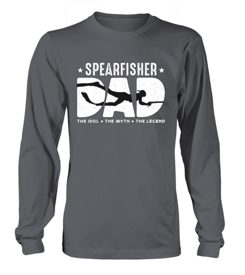 Spearfisher Dad The Idol The Myth Loves Snorkeling Long sleeved Unisex