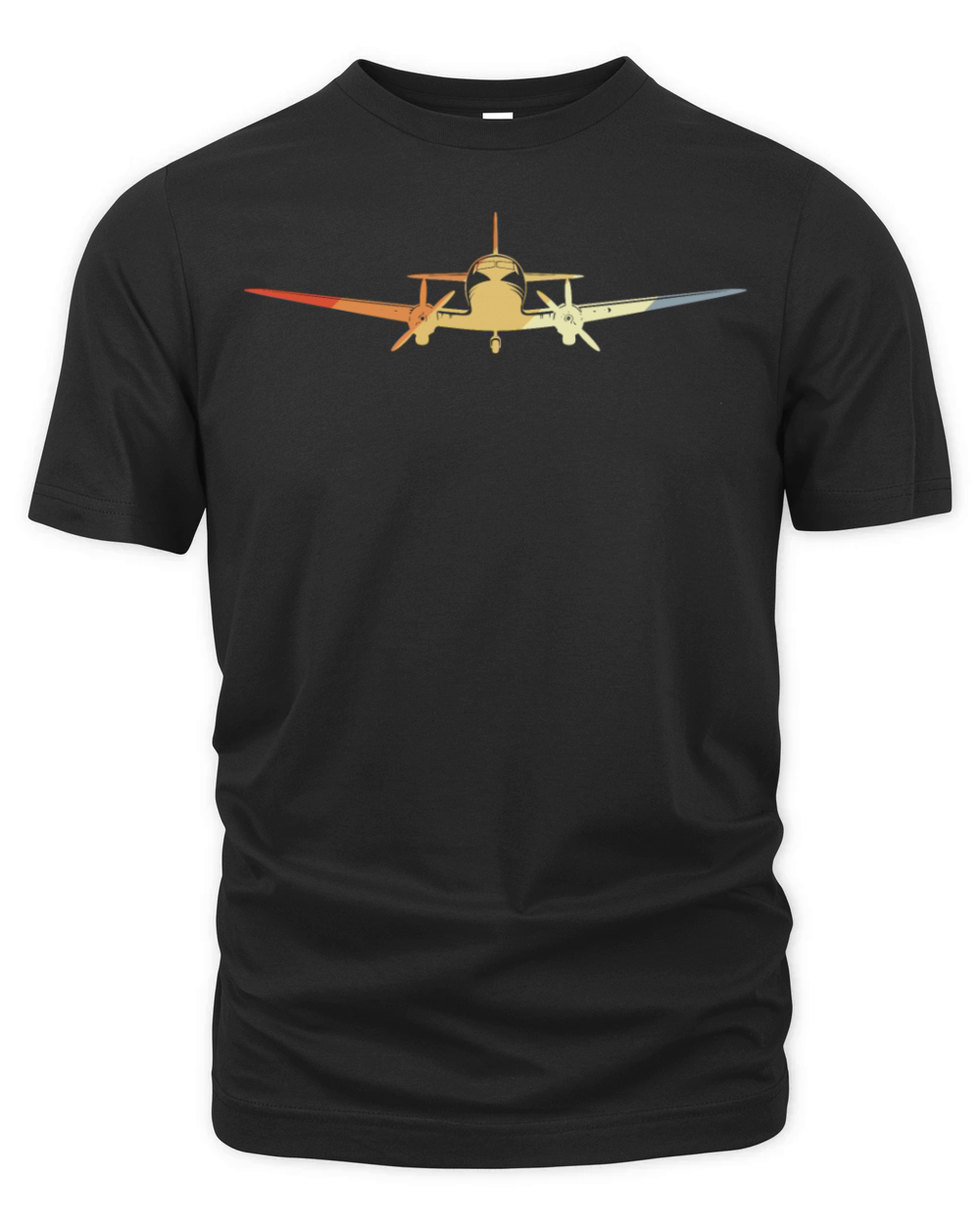 Jet Aircraft Vintage Look Organic Unisex T-shirt