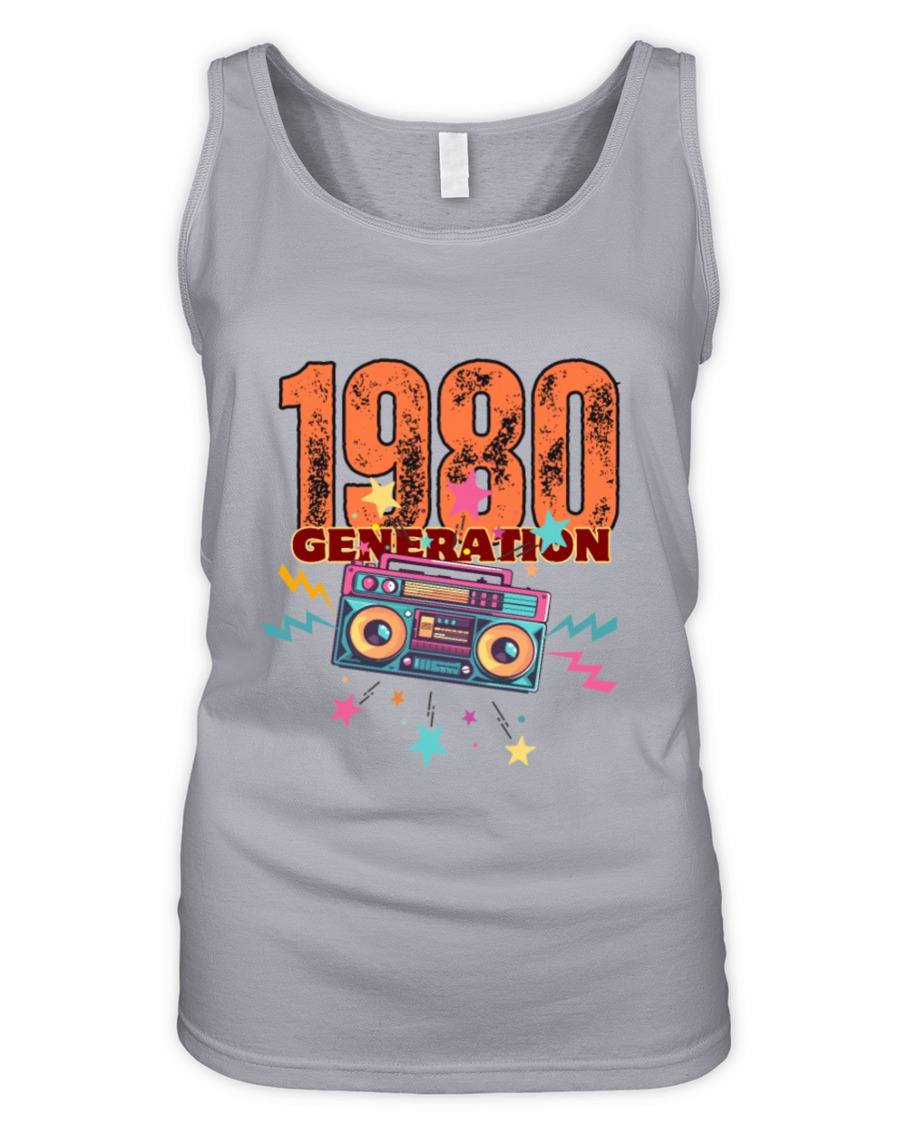 1980 generation Organic Women's Tank Top