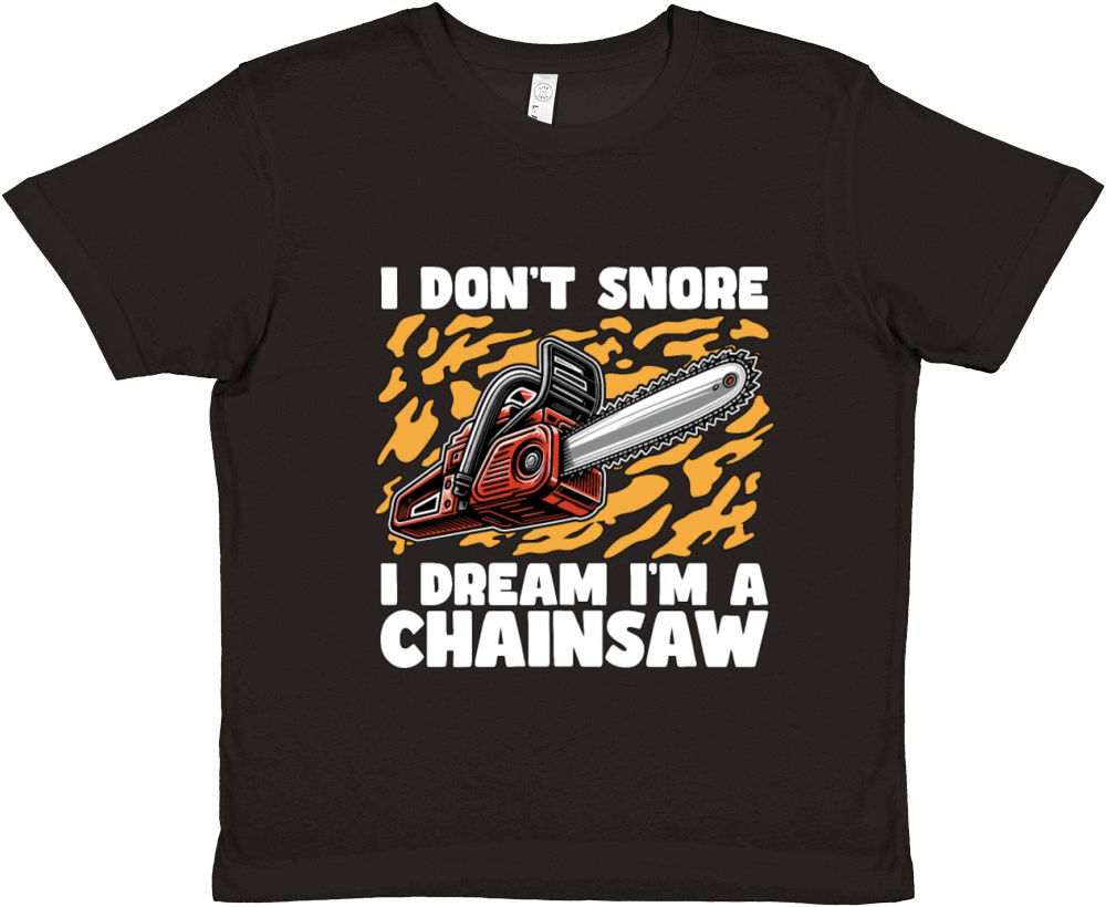 Arborist I Dont Snore I Dream Im A Tree Surgeon Premium Kids Crewneck T-shirt