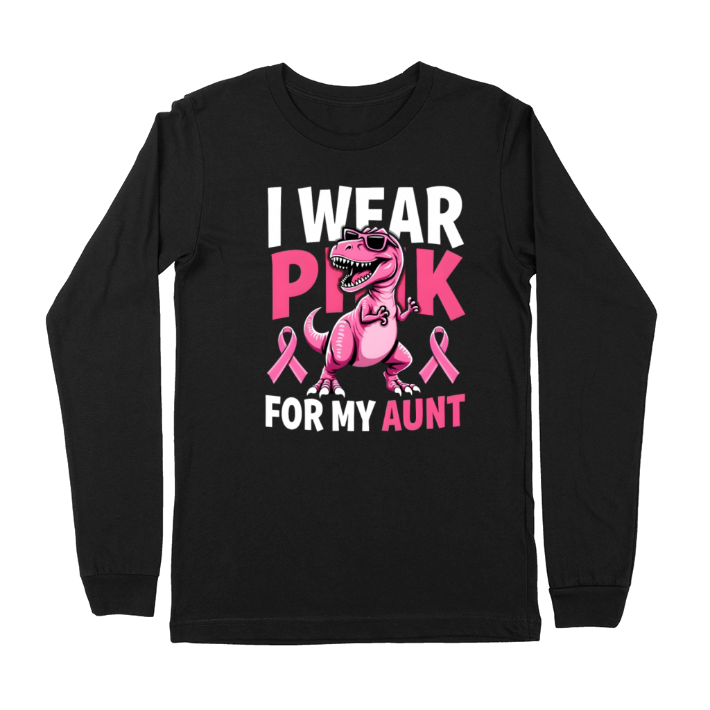Breast Cancer Pink Awareness Design Premium Long Sleeve