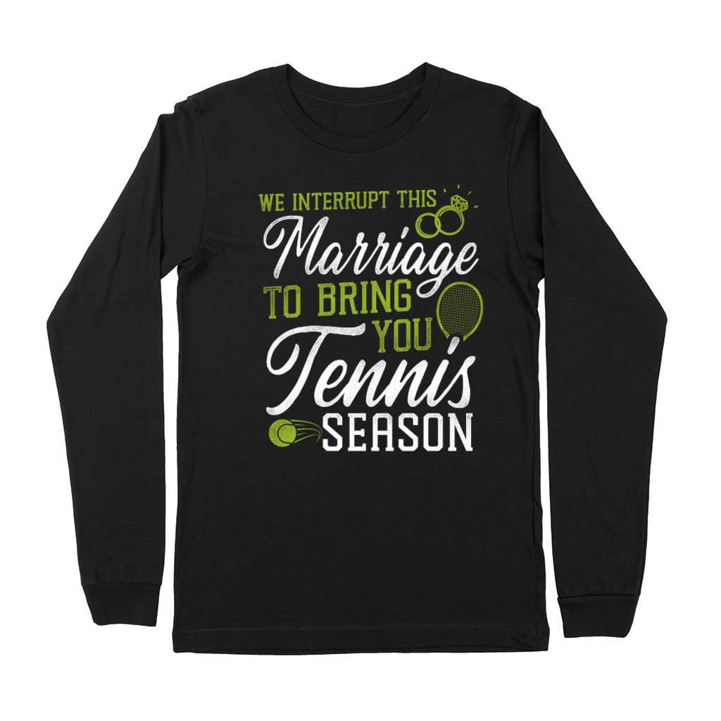 Funny Tennis Player Racket Husband Premium Long Sleeve