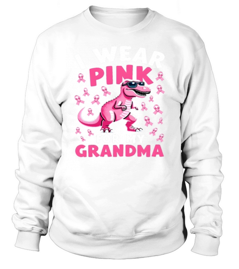 Breast Cancer Pink Awareness Design Sweatshirt Unisex