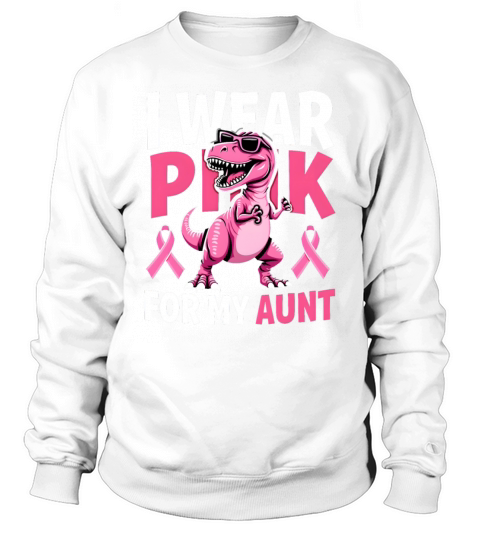 Breast Cancer Pink Awareness Design Sweatshirt Unisex