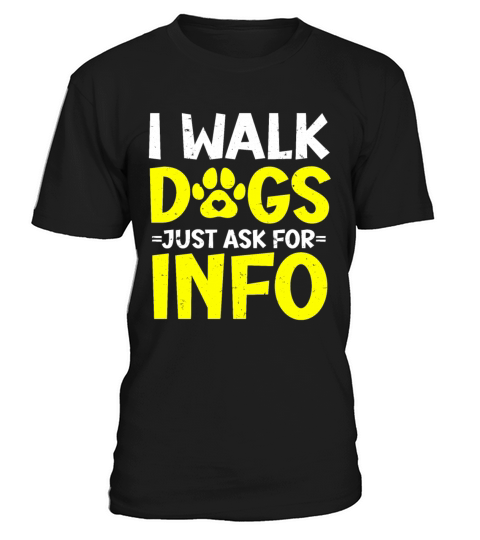 Dog Walker Professional Pet Sitter Dog Walking T-Shirt Unisex
