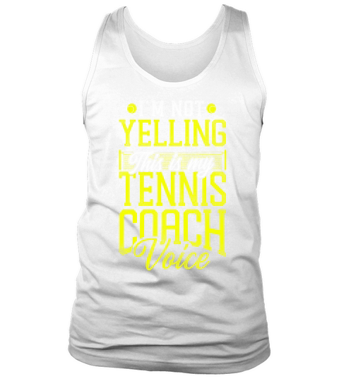 Funny Tennis Player Racket Coach Tank Top Unisex