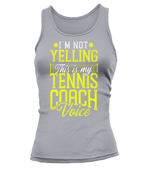 Funny Tennis Player Racket Coach Tank top Woman