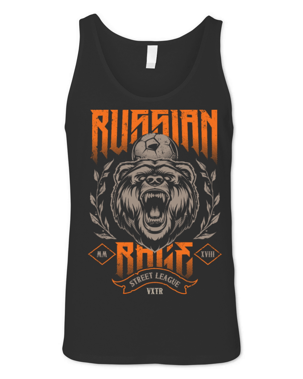 Russian Rage Bear Street League Unisex Jersey Tank