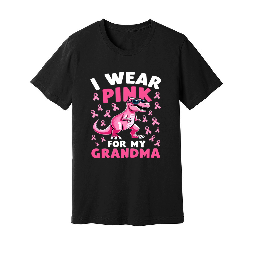Breast Cancer Pink Awareness Design Unisex Jersey Tee