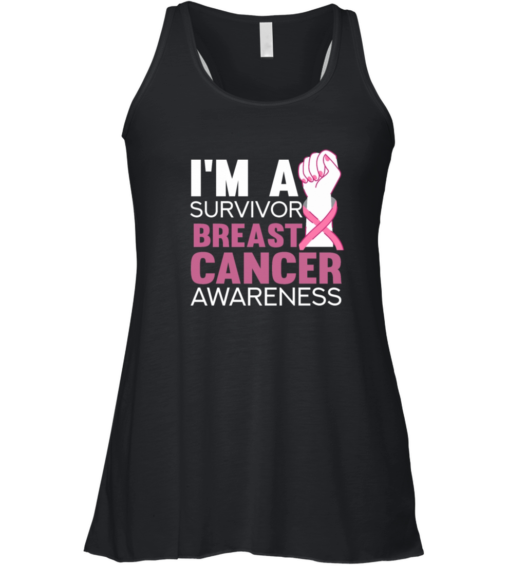 Breast Cancer Awareness Month In October pink Women's Flowy Tank Top