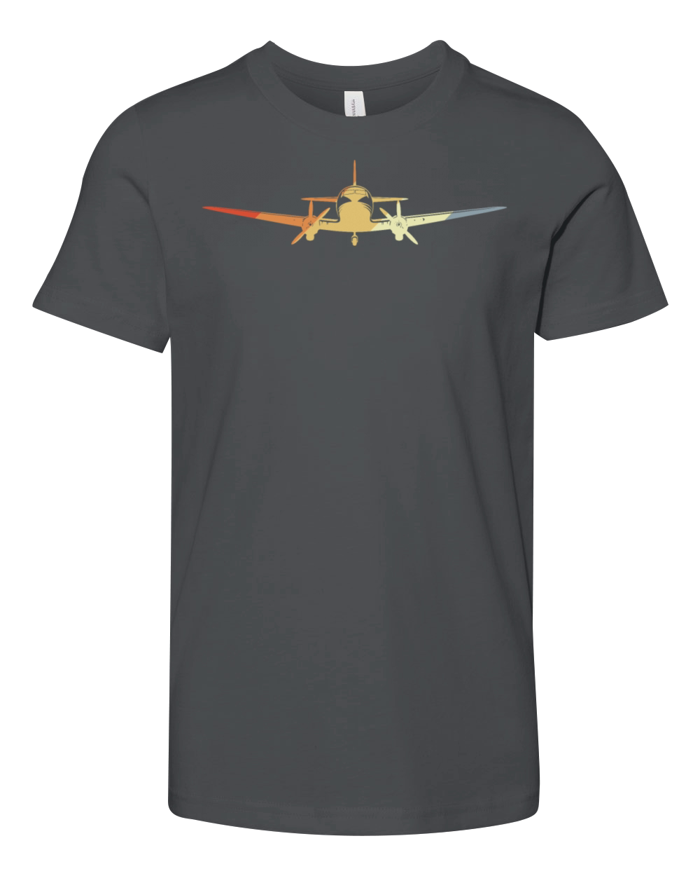 Jet Aircraft Vintage Look Youth Unisex Jersey Tee