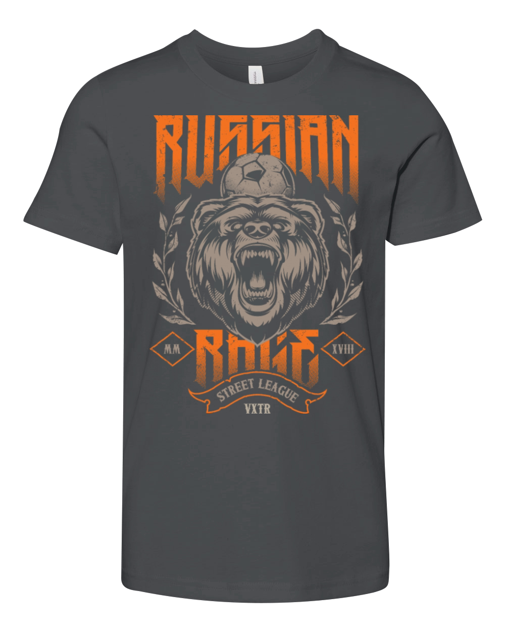 Russian Rage Bear Street League Youth Unisex Jersey Tee