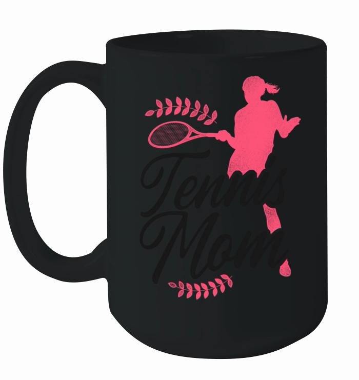 Funny Tennis Player Racket Mom Ceramic Mug