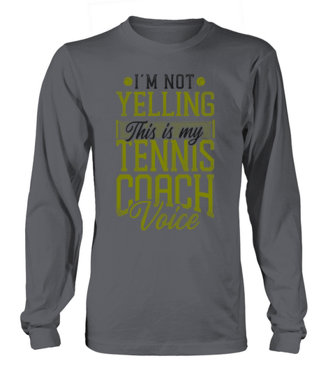 Funny Tennis Player Racket Coach Long sleeved Unisex