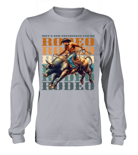 Vintage style Western Bull Rider Long sleeved Unisex