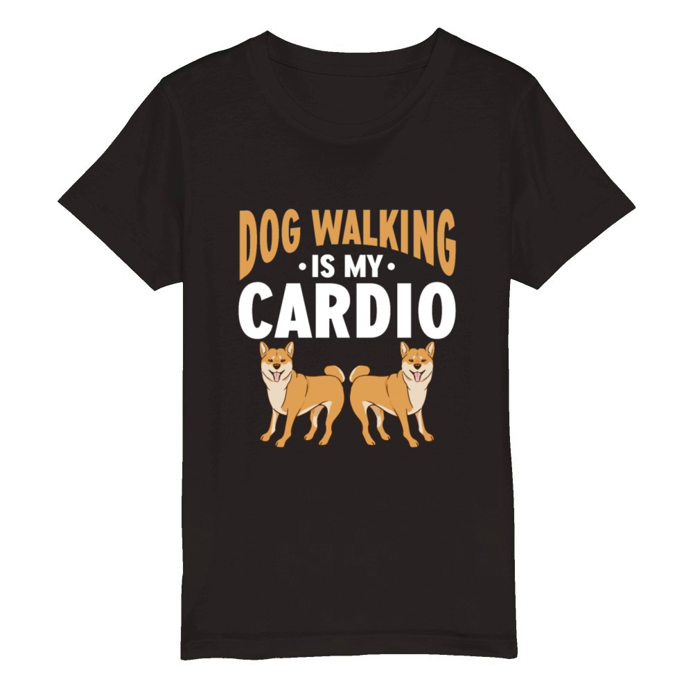 Dog Walker Professional Pet Sitter Dog Walking Organic Kids Crewneck T-shirt