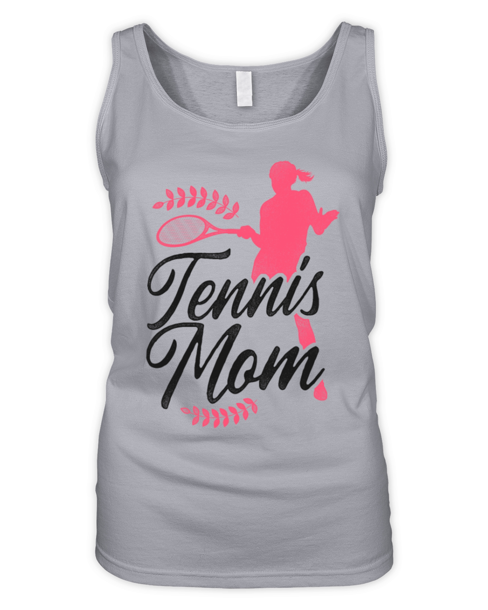 Funny Tennis Player Racket Mom Organic Women's Tank Top