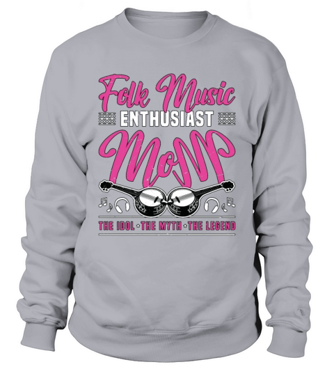 Folk Music Enthusiast Mom The Idol Banjo Player Sweatshirt Unisex