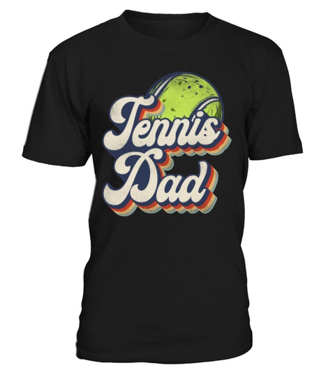 Funny Tennis Player Racket Retro T-Shirt Unisex