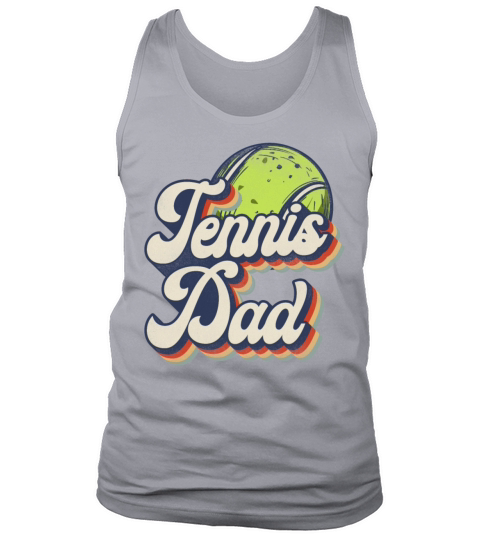 Funny Tennis Player Racket Retro Tank Top Unisex
