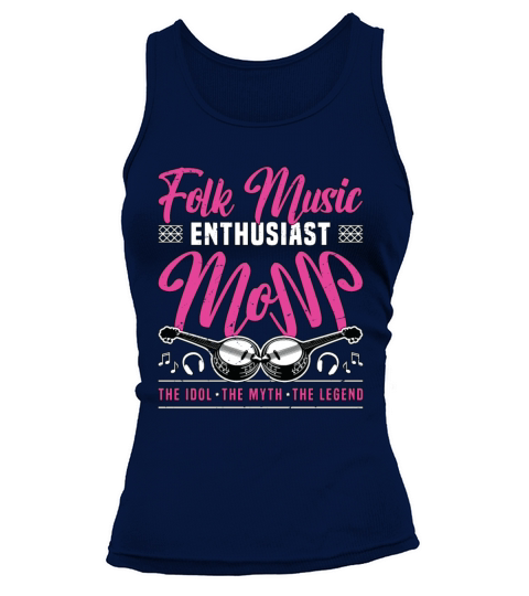 Folk Music Enthusiast Mom The Idol Banjo Player Tank top Woman