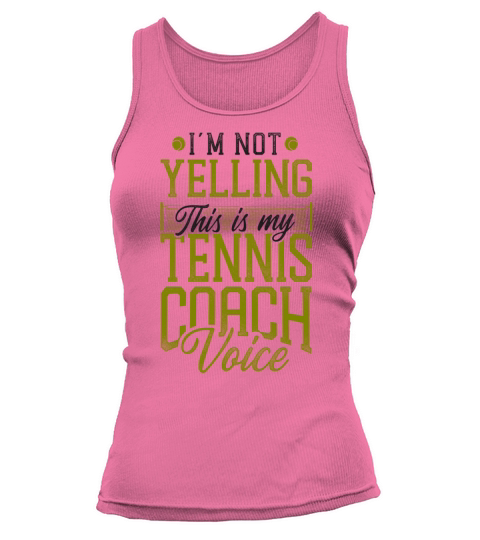 Funny Tennis Player Racket Coach Tank top Woman