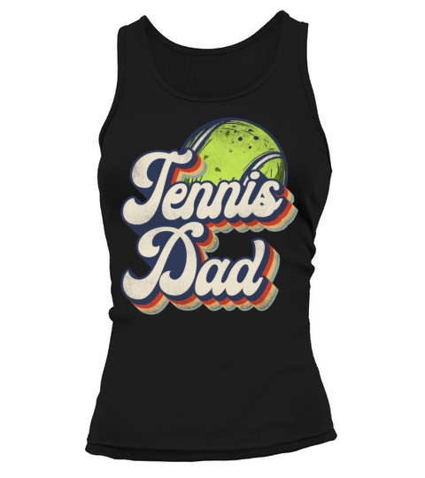 Funny Tennis Player Racket Retro Tank top Woman