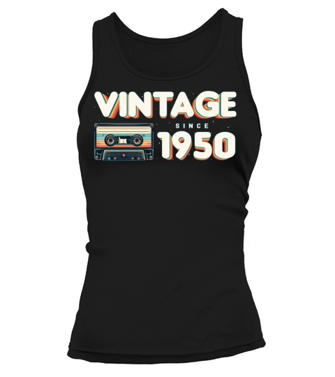 Vintage 1950 Retro Vintage Nostalgic Birthday Tank top Woman
