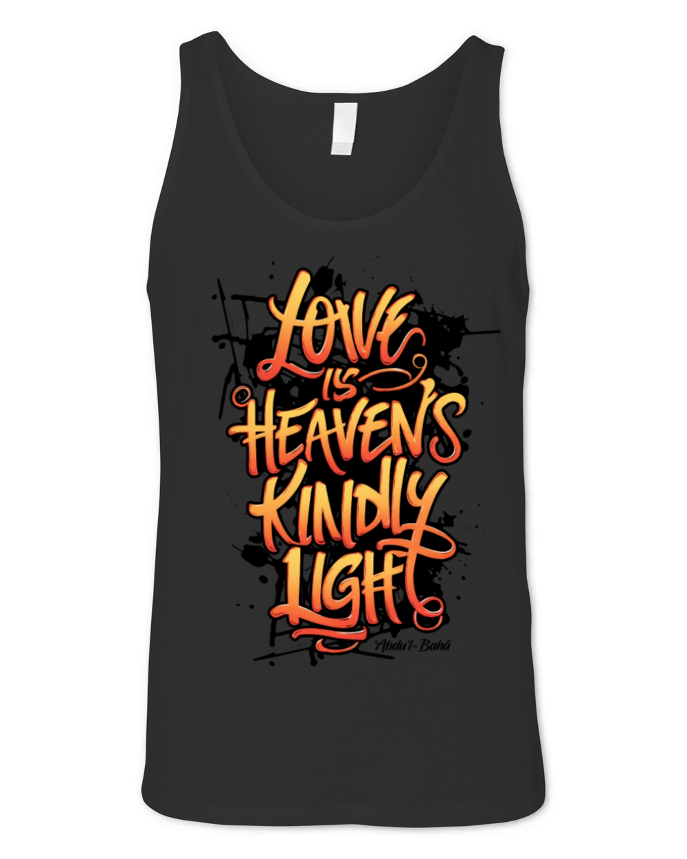 Love is Heaven’s Kindly Light - Bahai Faith Unisex Jersey Tank