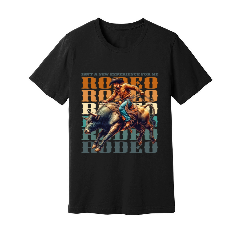 Vintage style Western Bull Rider Unisex Jersey Tee