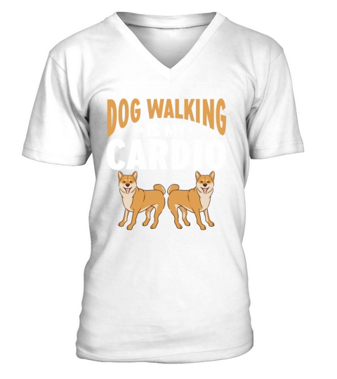 Dog Walker Professional Pet Sitter Dog Walking V-Neck T-shirt