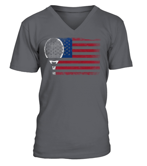 Funny Tennis Player Racket V-Neck T-shirt