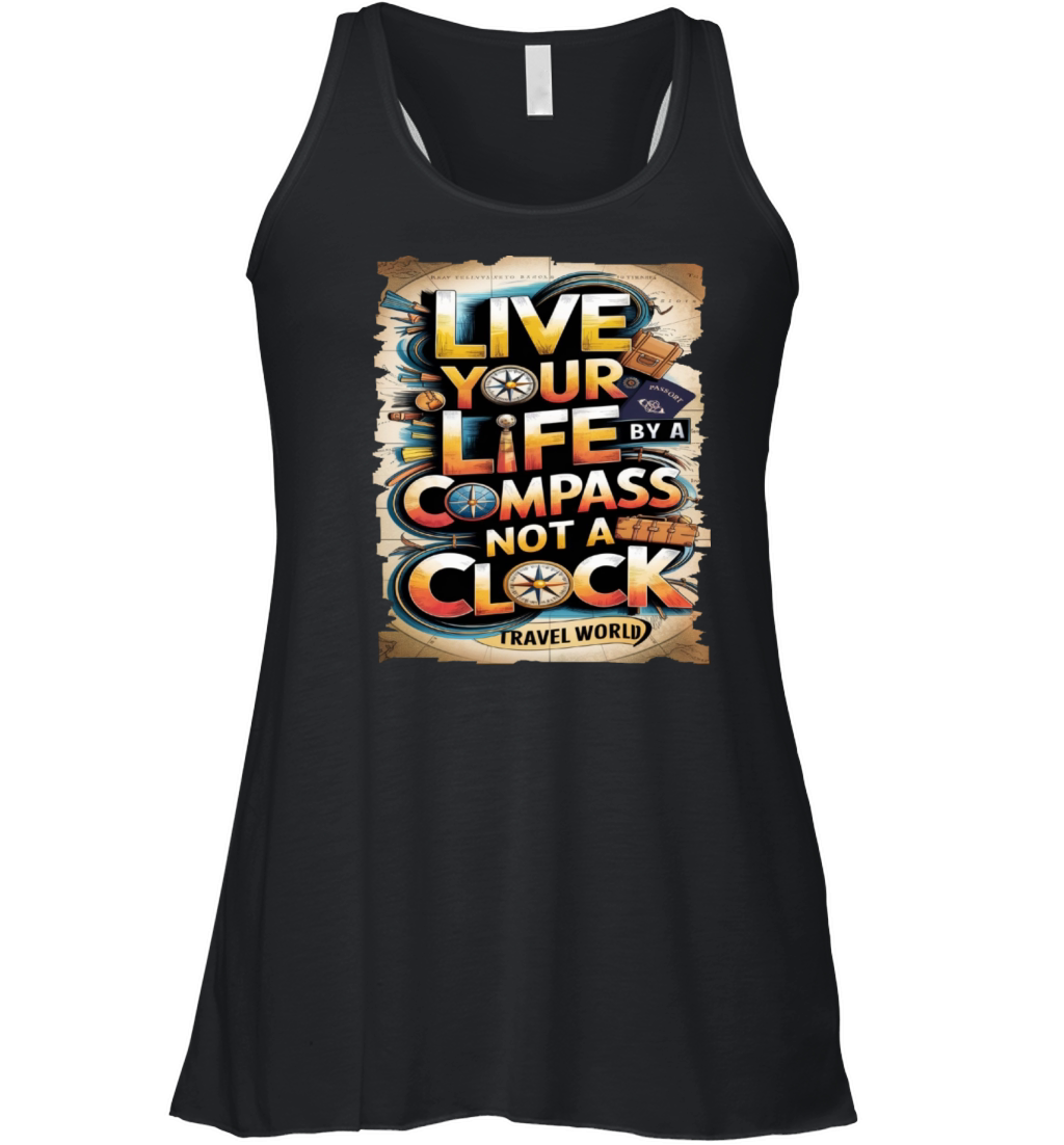 Travel Quote to get inspired N17 Women's Flowy Tank Top